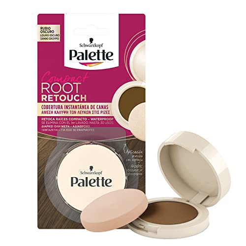 Palette Compact Root Retouch Retoca RaÃ­ces polvo compacto â€“ Rubio Oscuro â€“ Cubre Canas 1 unidad