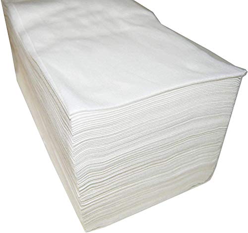 Cris nails - 100 unidad de toallas desechables para peluquerÃ­a estÃ©tica 40x80 cm toallas secas de papel absorbente blanco (40 * 80 cm)